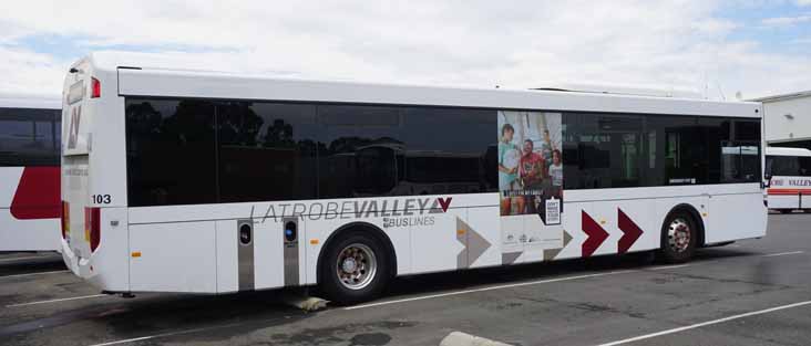 Latrobe Valley Volvo B7RLE Volgren Optimus 103